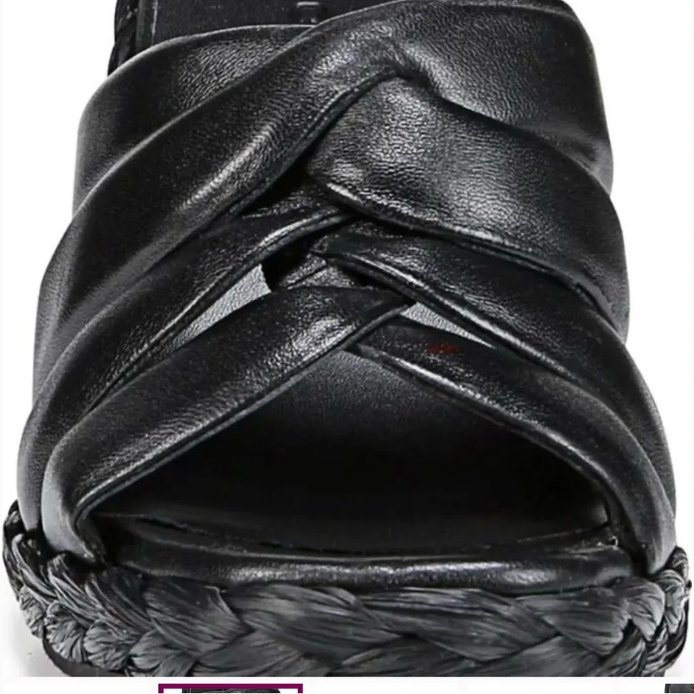 VINCE Gilian Espadrille Wedge Slide Sandal